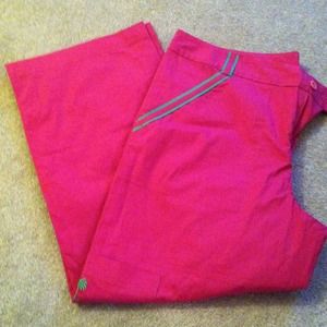 SOLD!! Hot pink Lilly capris