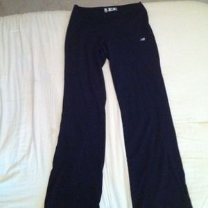 Black New Balance workout pants