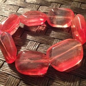 ❌❗SOLD❗❌Chunky coral summer bracelet