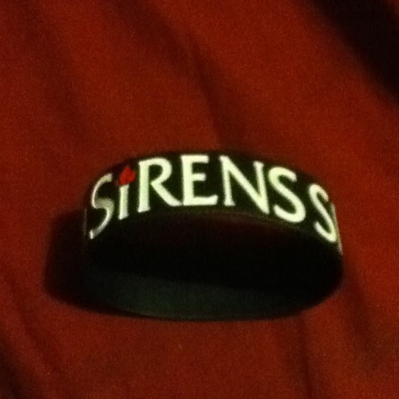 Sleeping with sirens rubber bracelet