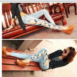 Trendy fashion jeans!