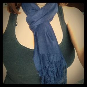 Blue scarf