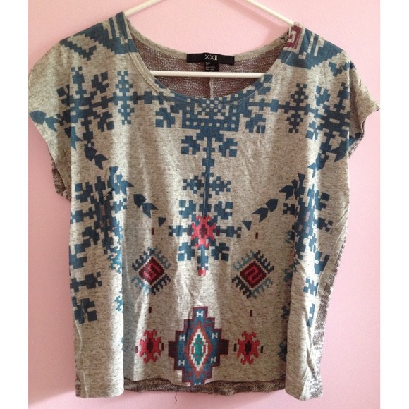 Forever 21 Tops - Aztec Print Top