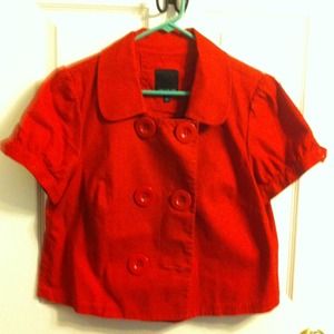 Cotton, cropped jacket!