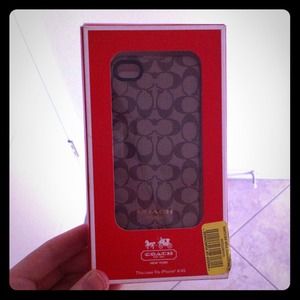 ON HOLD!!!!!!AUTHENTIC COACH IPHONE CASE