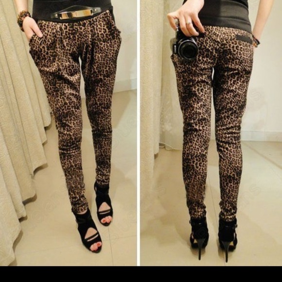 Leopard pants