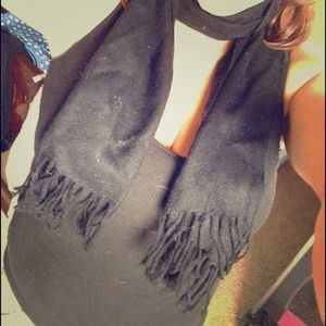 ❄Black scarf❄