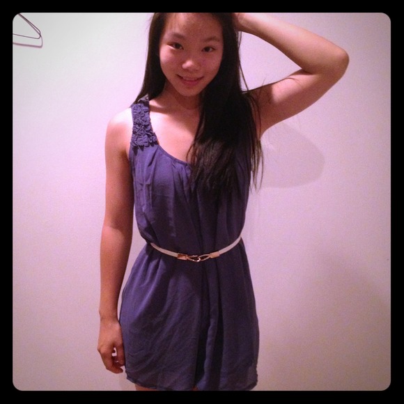 Gorgeous twilight blue tunic - Picture 1 of 4