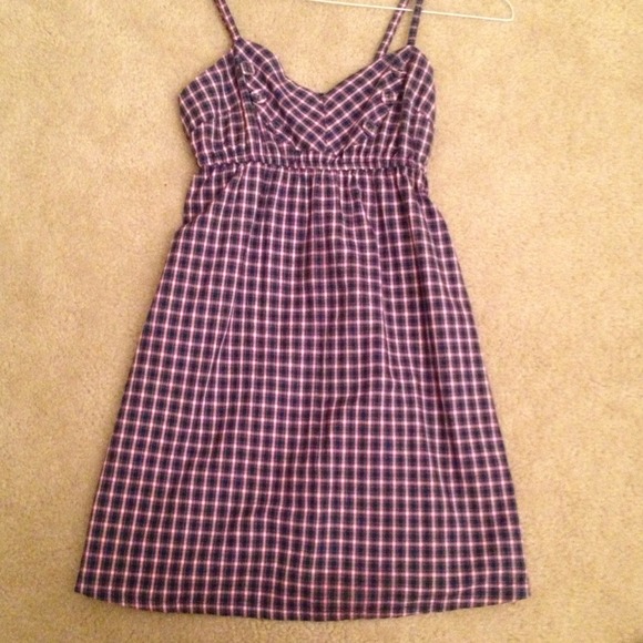 Billabong checkered sun dress