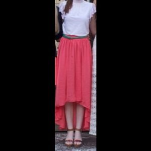 High-low skirt