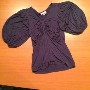 Gray Quarter Sleeve Top