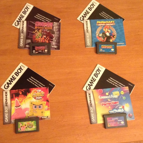 Reserved for @girlyscout Gameboy advance games