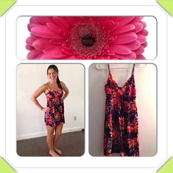 Forever 21 Floral Spaghetti Strap Dress