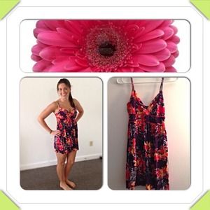 Forever 21 Floral Spaghetti Strap Dress