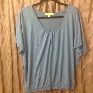 Light blue top