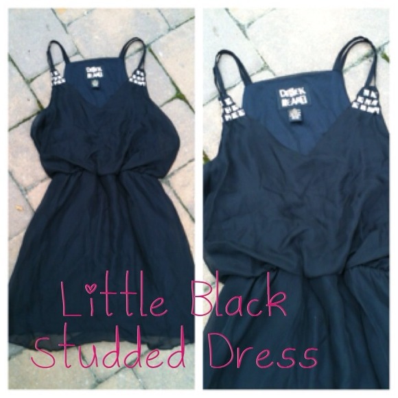 ❤NWOT..Little Black Studded Dress❤