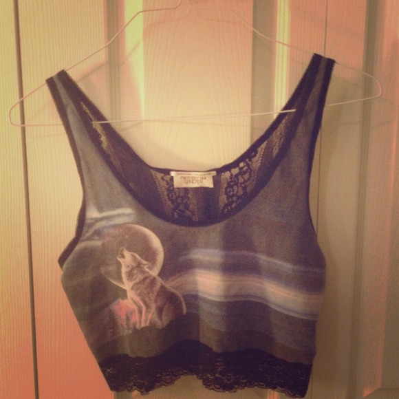 Howling wolf bra/croptop