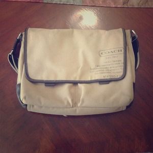 Authentic Coach Messenger Bag