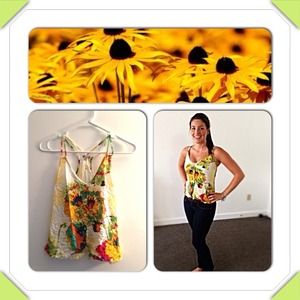 Floral Button Down Tank