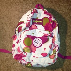 Polka Dot Jansport Backpack
