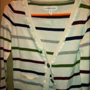 Aeropostale cardigan striped