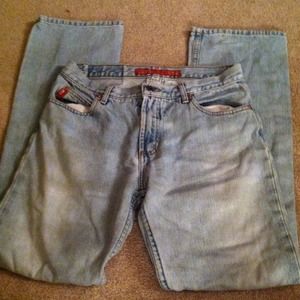 Vintage guess straight leg jeans