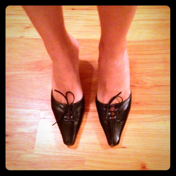 SOLD*Authentic Black Jimmy Choo Kitten Heels