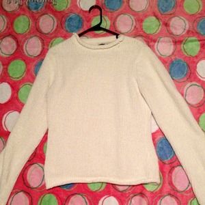 Chunky/comfy white sweater