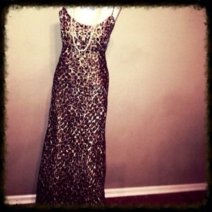 Hampton Nites Leopard Print Dress