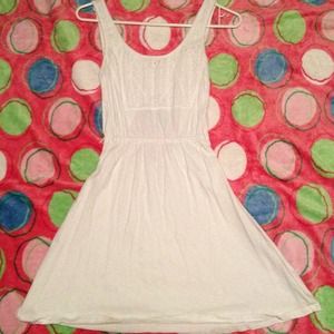 Kierra white dress from Pac sun