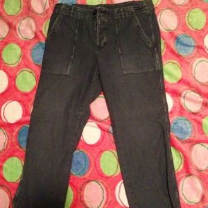 Blue boyfriend pants from American eagle