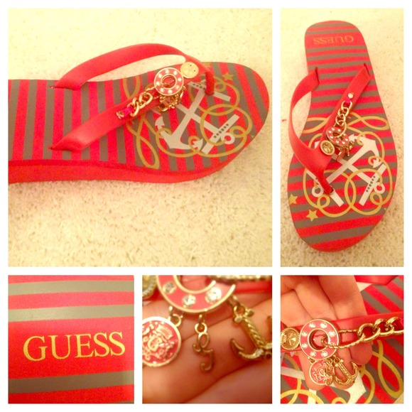 Guess Nautical  Flip Flops