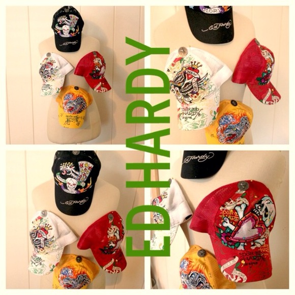 💥Ed Hardy💥Authentic Caps
