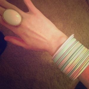 Arm candy with matching ring!