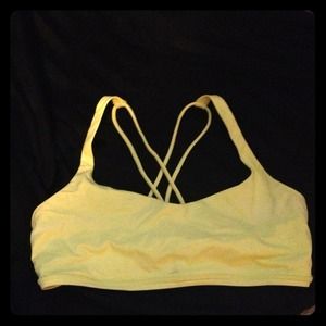 HOLD until 8/6 LuLu Lemon Yellow Sports Bra 10