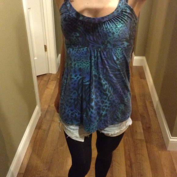 ⭐Racer Back Animal Print Tank