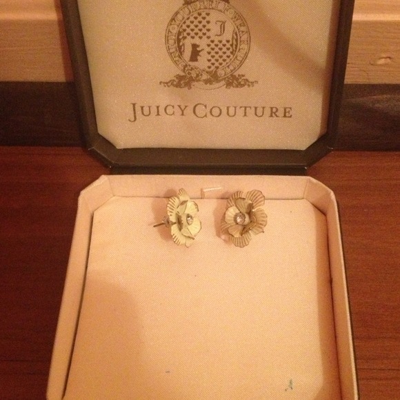Juicy couture flower Earrings
