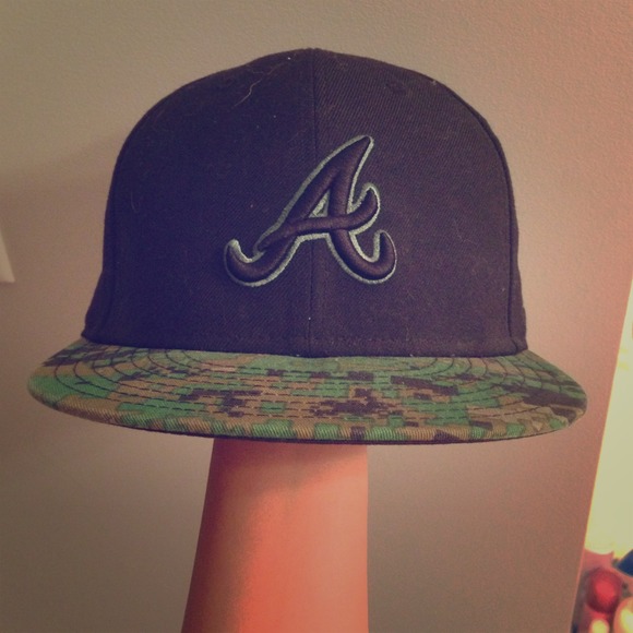 Camo Atlanta Braves Hat