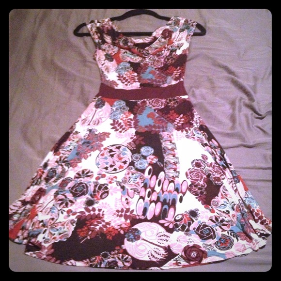 Knee length dress
