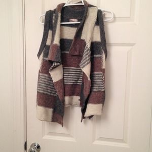 RESERVED Patchwork wool sweater vest