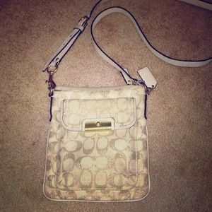 Coach Gold Shimmer Cross Over