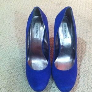 Royal Blue Steve Madden Pumps