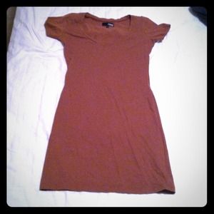Asos brown long tee shirt / short dress / tunic