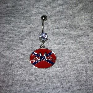 Rebel flag with girls