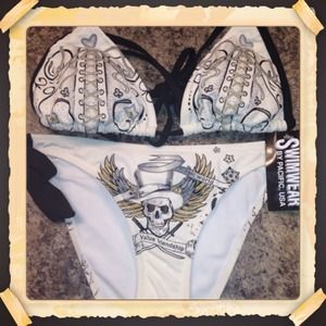 Skull Bikini Suimsuit