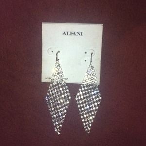 Dangling Rhinestone Alfani Earrings
