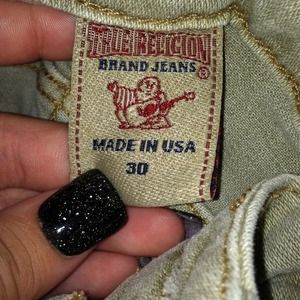 True religion light colored