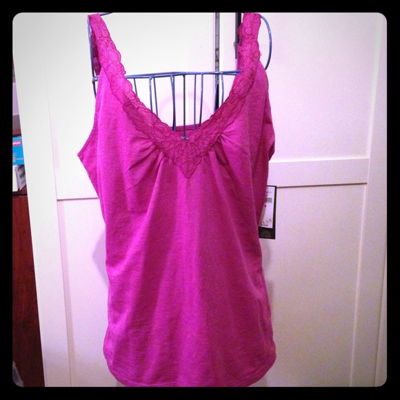 Great summer pink tank..Banana Republic
