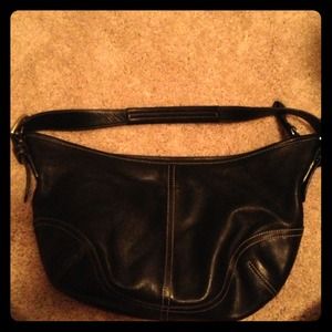 Black coach purse