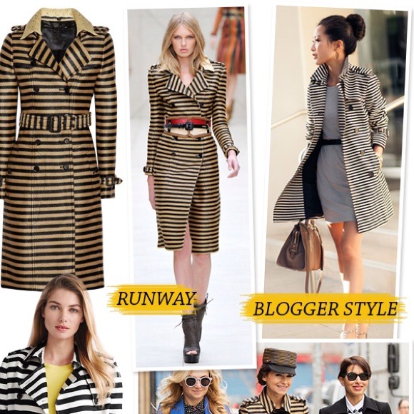 LOFT Jackets & Coats - Blogger Favorite: LOFT striped trench coat Small LOFT Jackets & Coats - Blogger Favorite: LOFT striped trench coat Small